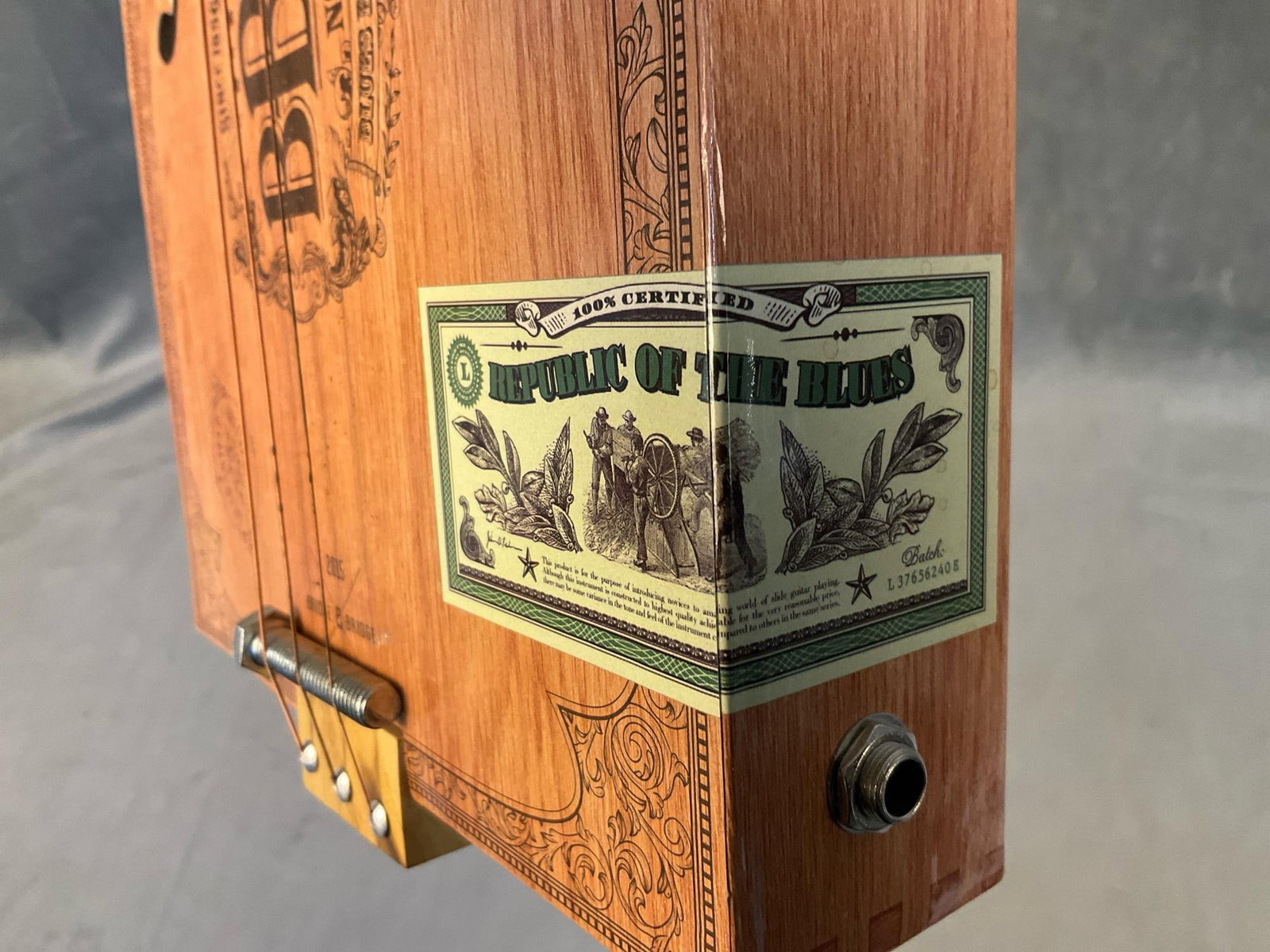 Cigar Box Electric Guitar - 6