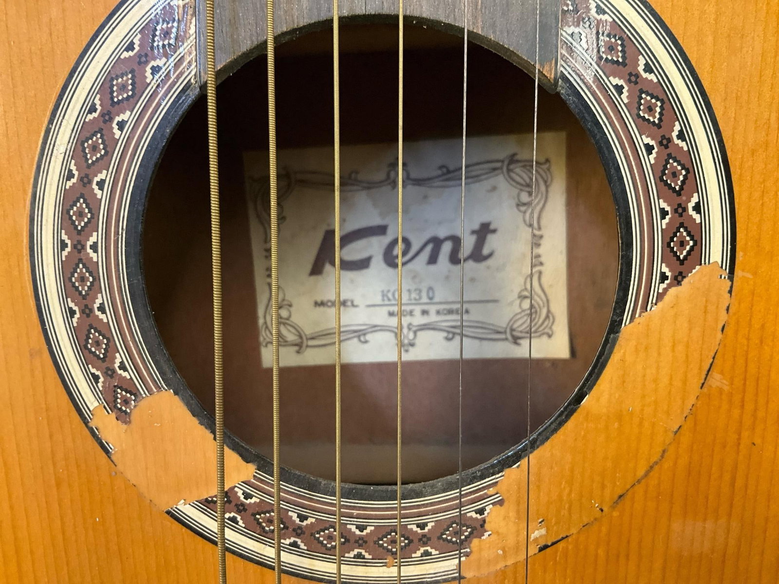 Kent Acoustic Guitar - 2