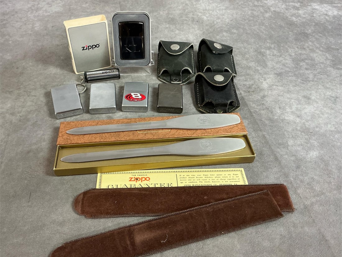 Zippo Lighters, Letter Openers, & Holders (1 of 5)