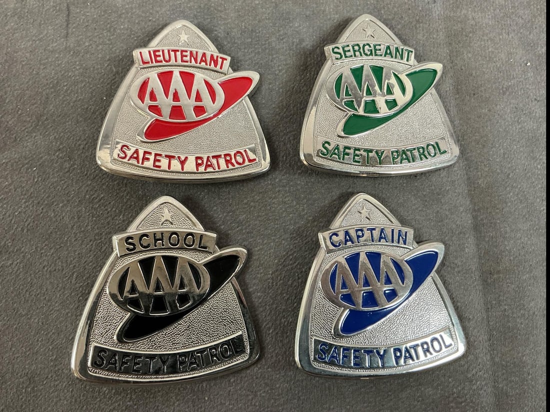 AAA Safety Patrol Badges - 4