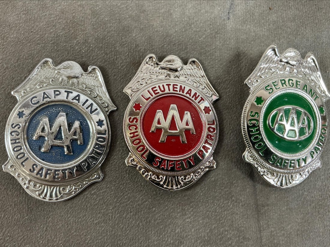 AAA Safety Patrol Badges - 6