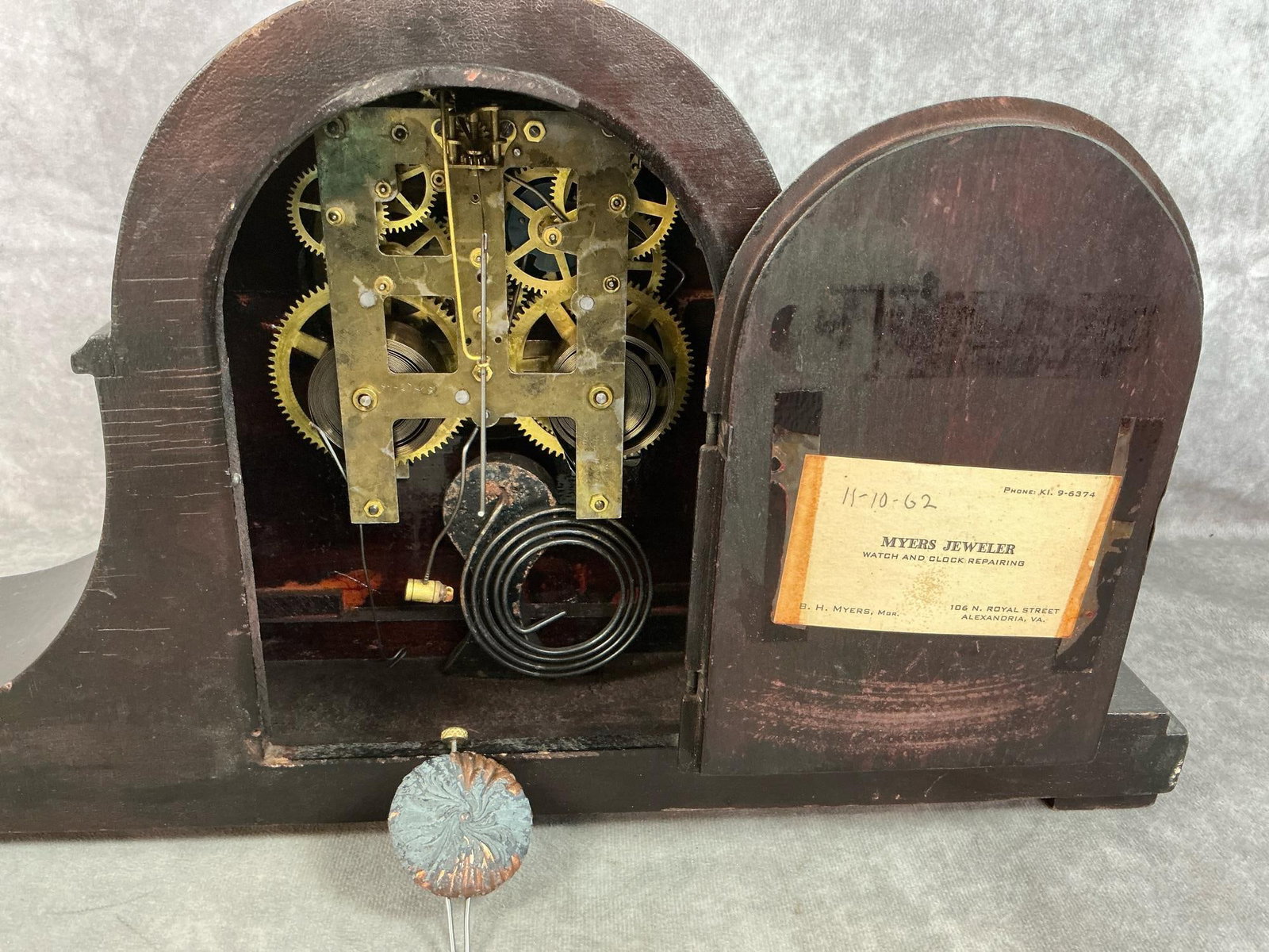Waterbury Mantle Clock - 5