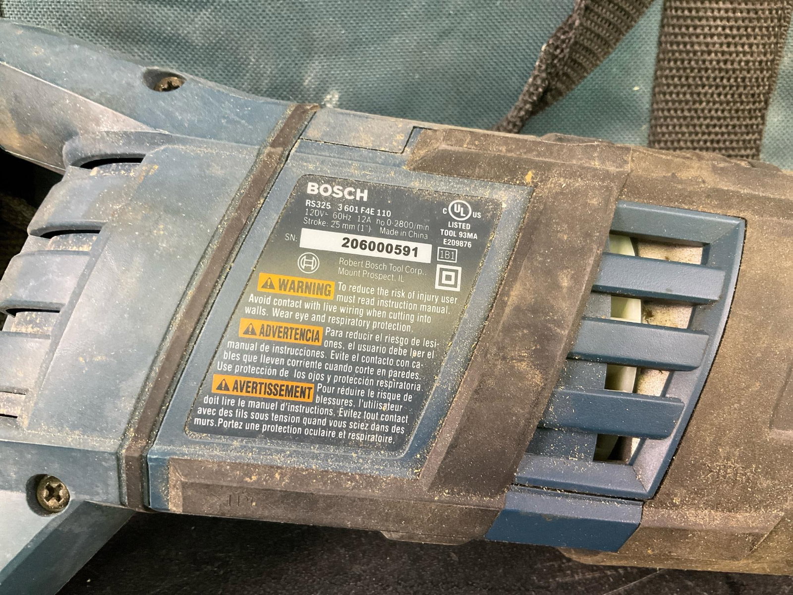 Grinder/Reciprocating Saw - 5