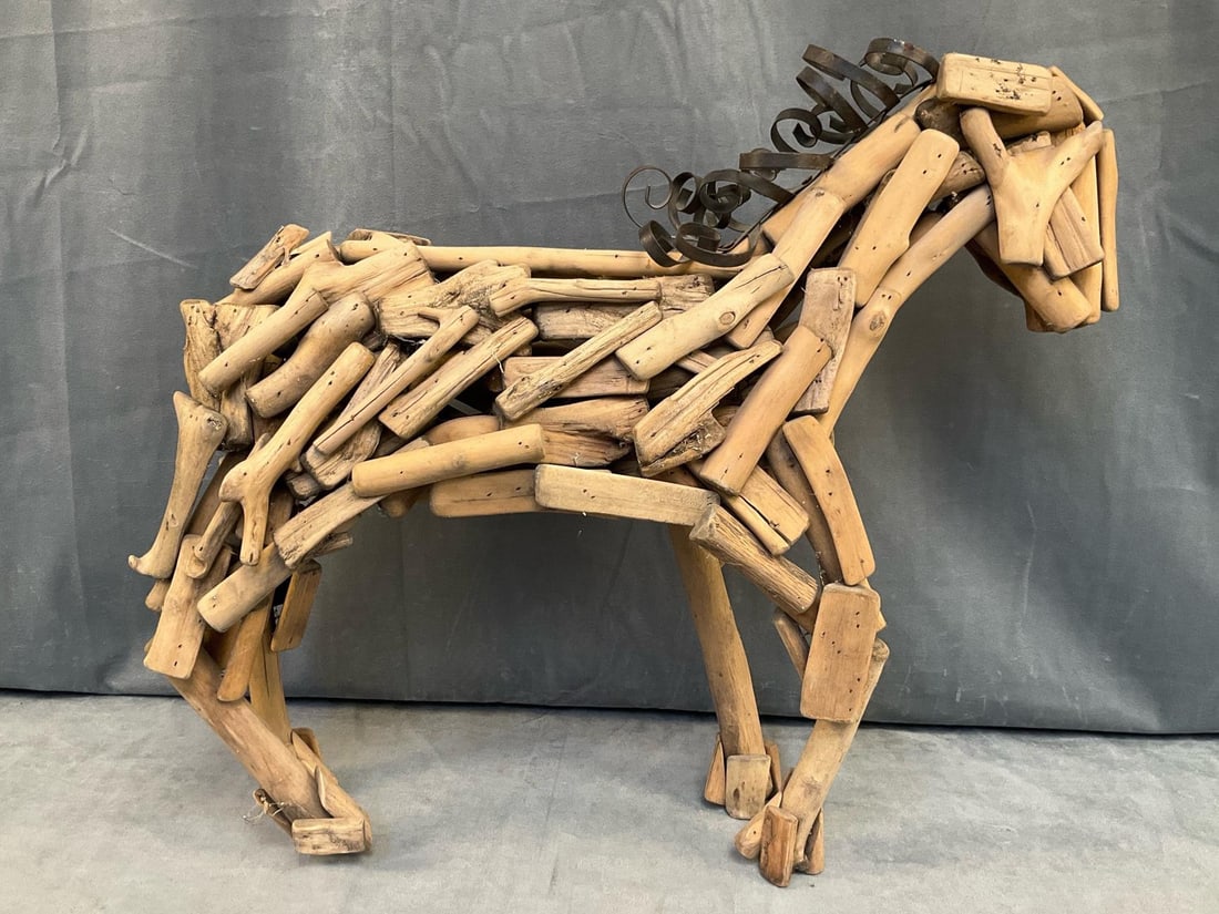 Driftwood Horse Sculpture (1 of 6)
