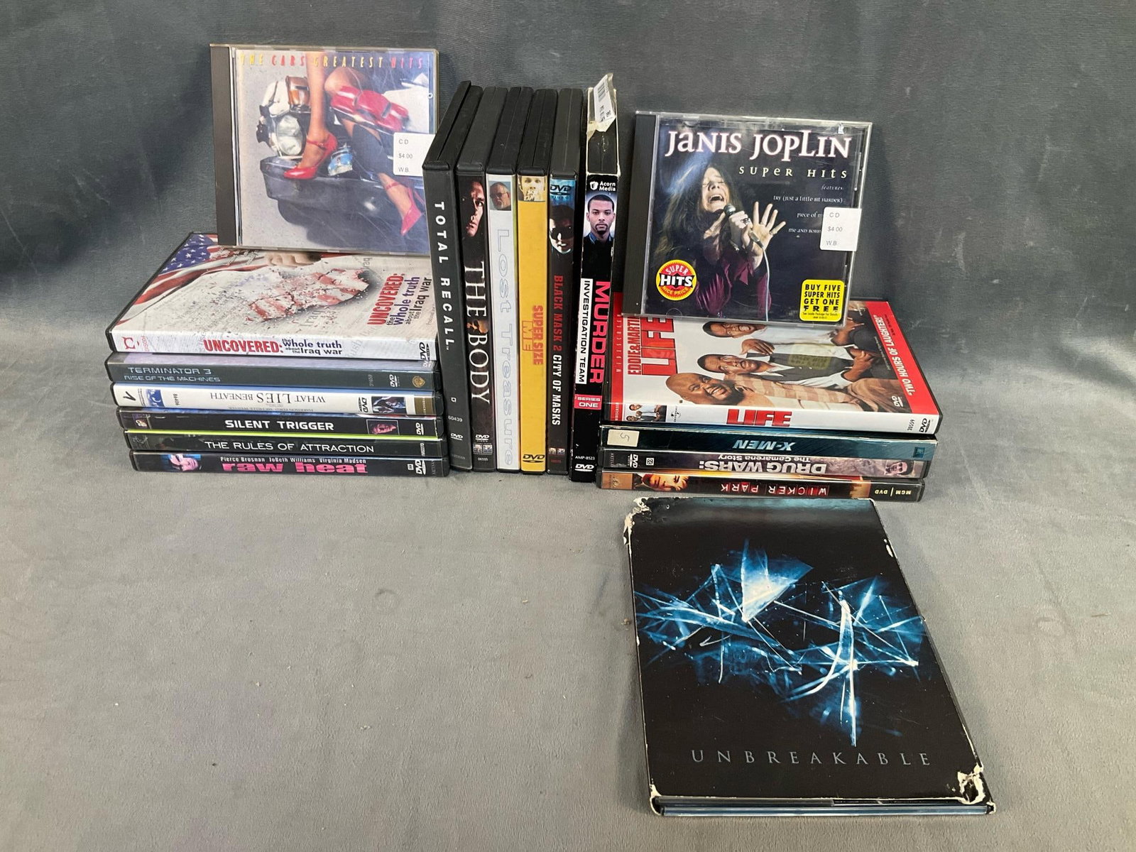 Assorted DVD's & Baseball Caps - 2
