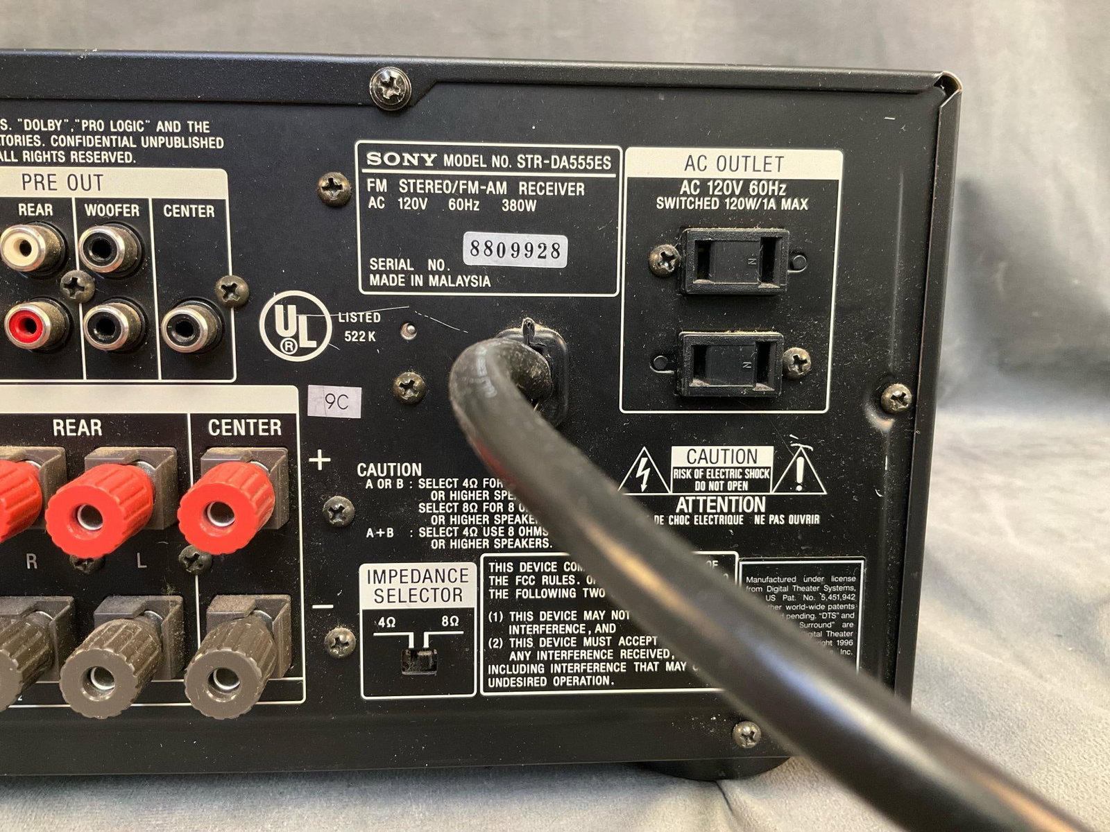 Sony Stereo Reciever - 10