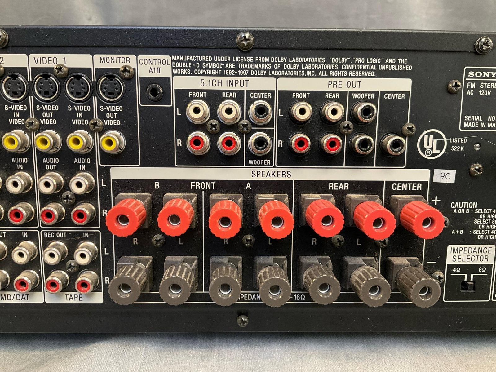 Sony Stereo Reciever - 9
