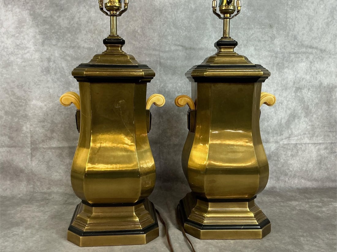 Gold & Back Table Lamps - 3
