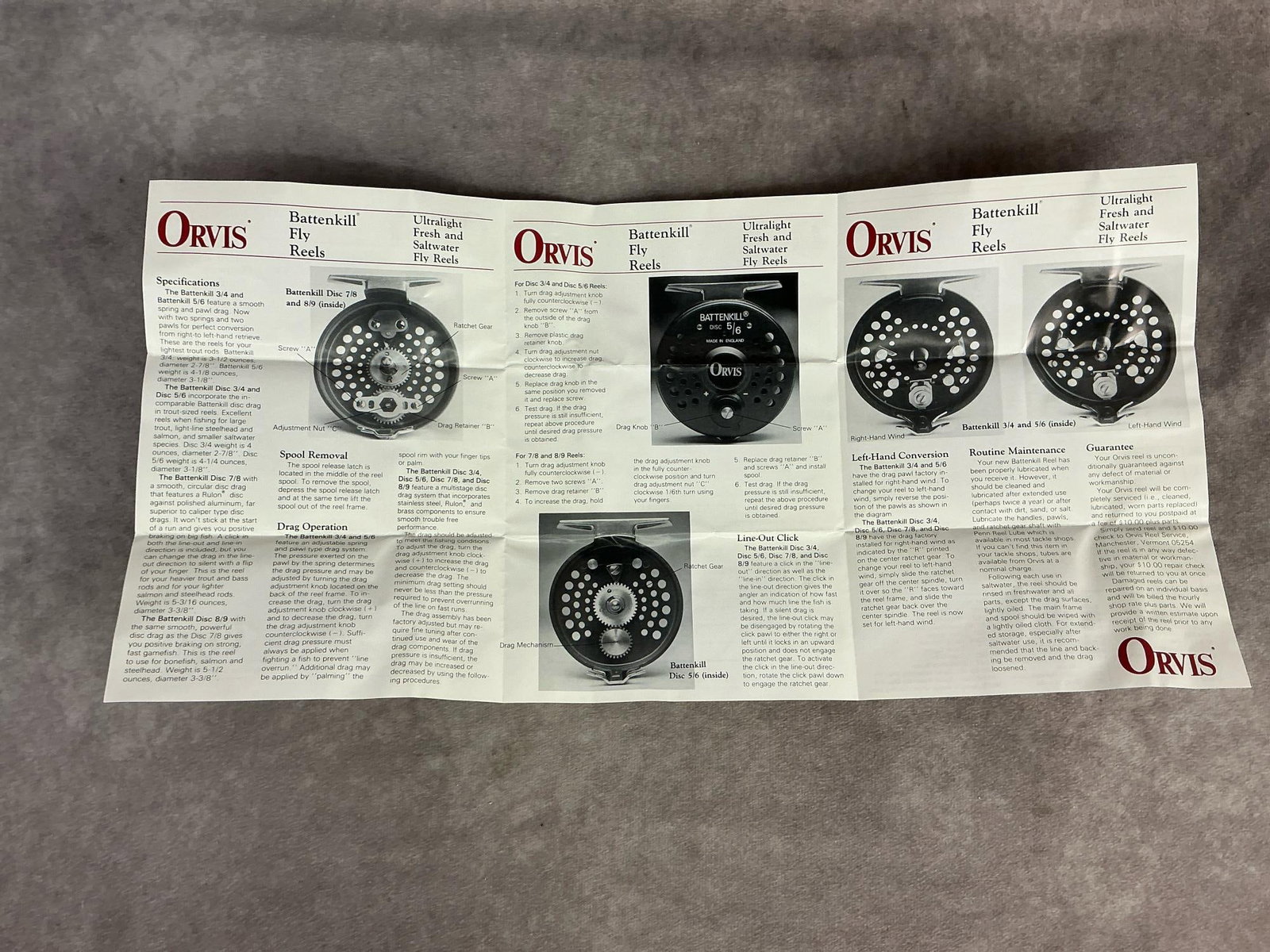 Orvis Battenkill Reel - 7
