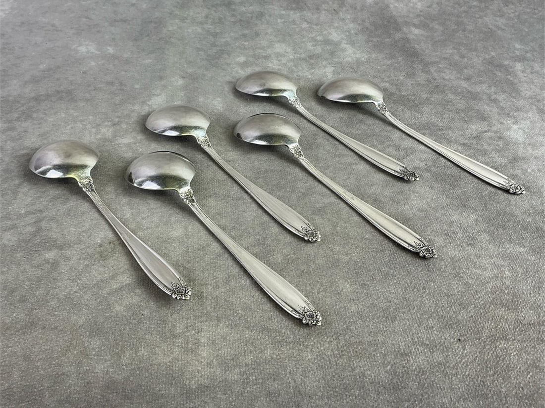Sterling Soup Spoons - 3