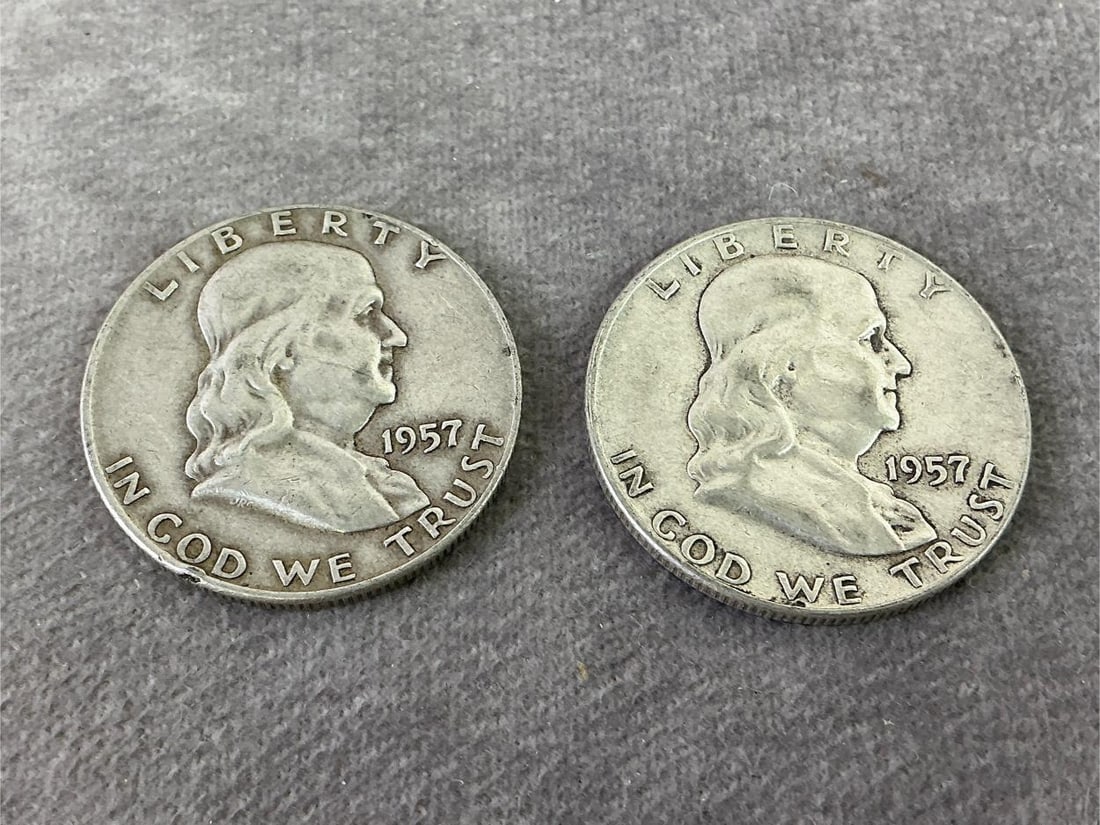 US Franklin Halves - 4