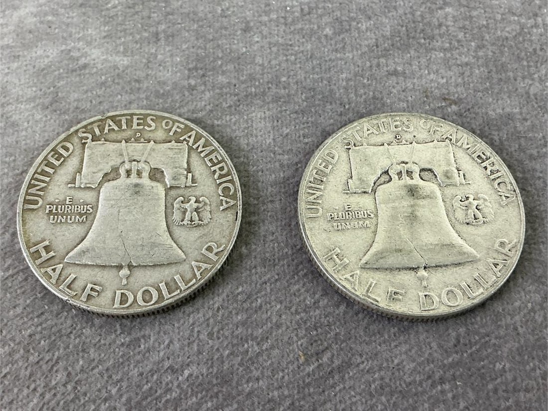 US Franklin Halves - 5