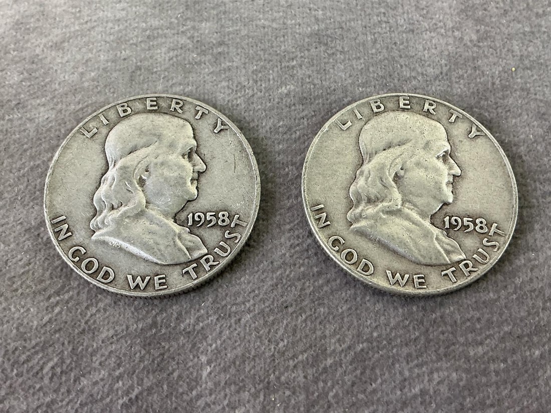US Franklin Halves - 6