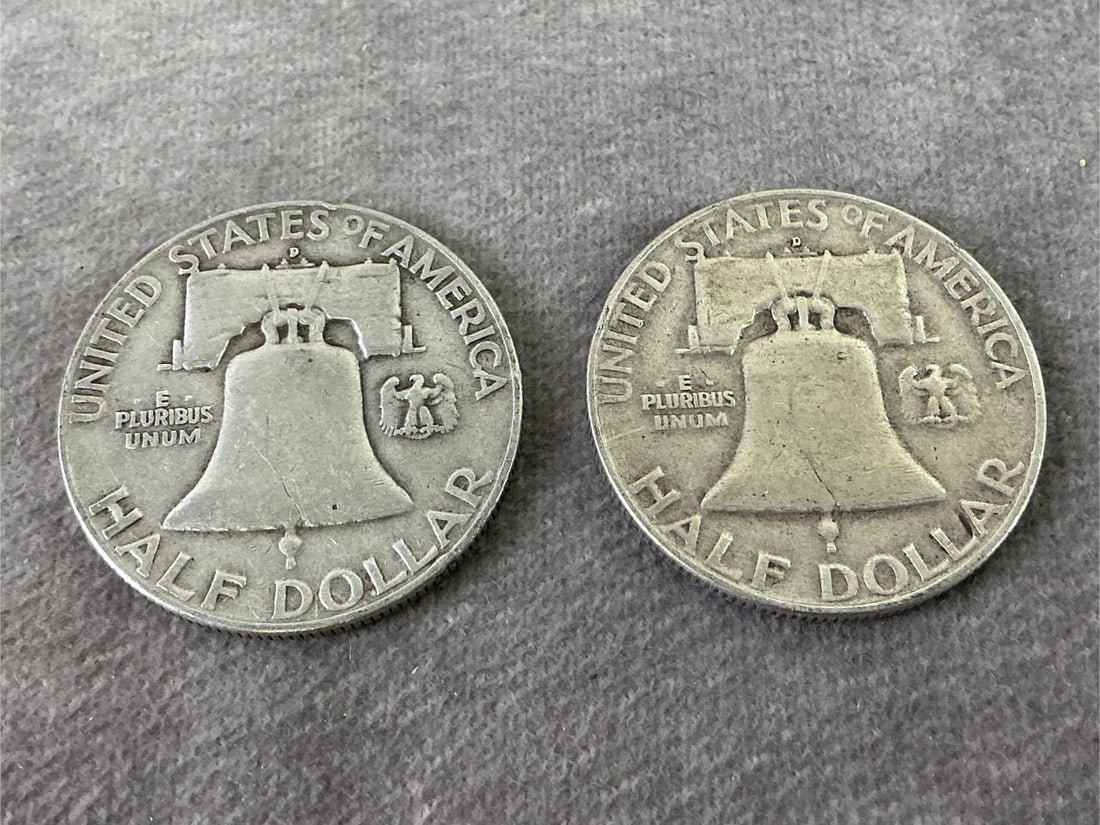US Franklin Halves - 7