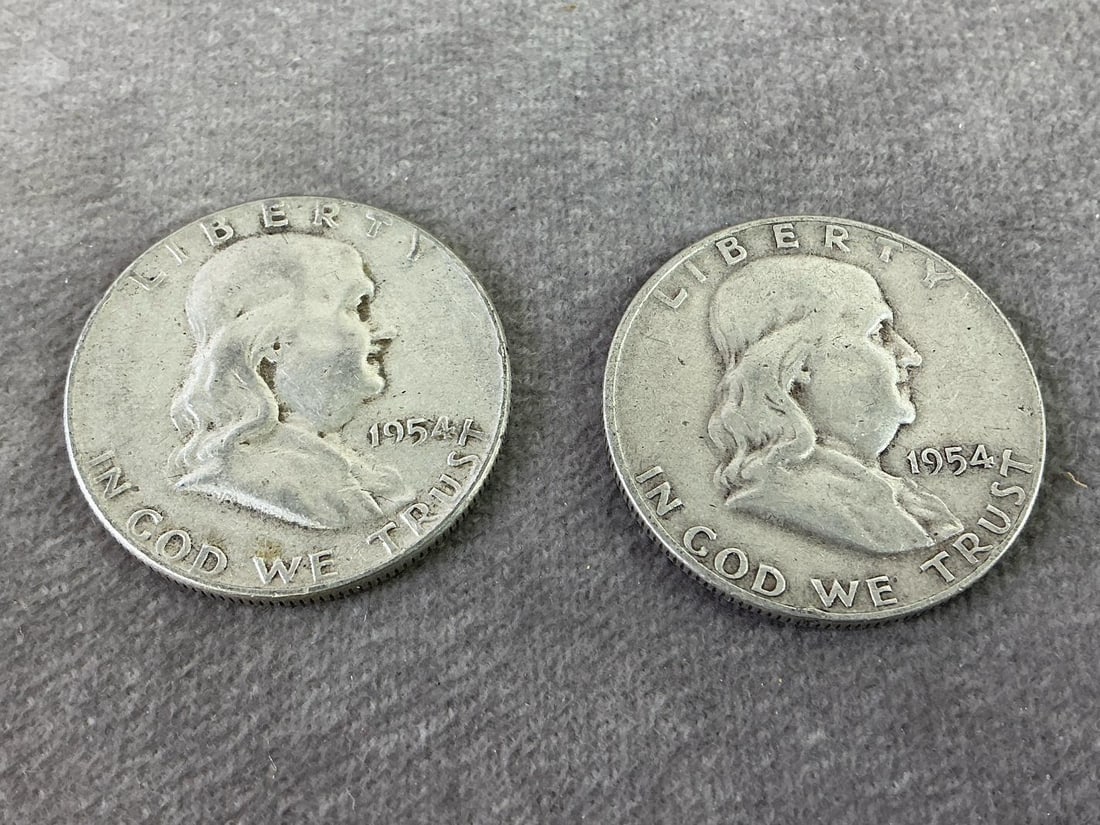 US Franklin Halves - 4