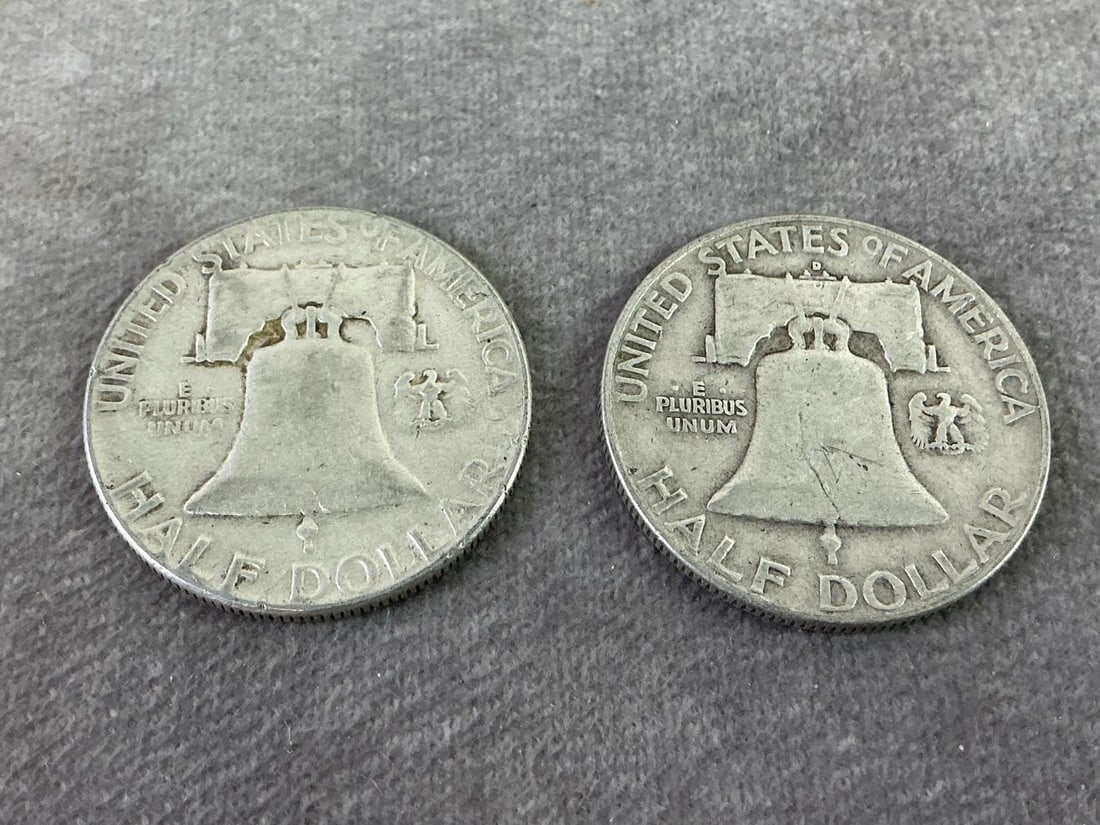 US Franklin Halves - 5