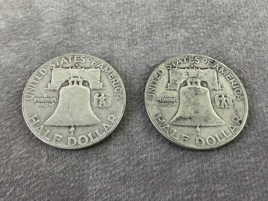 US Franklin Halves - 7