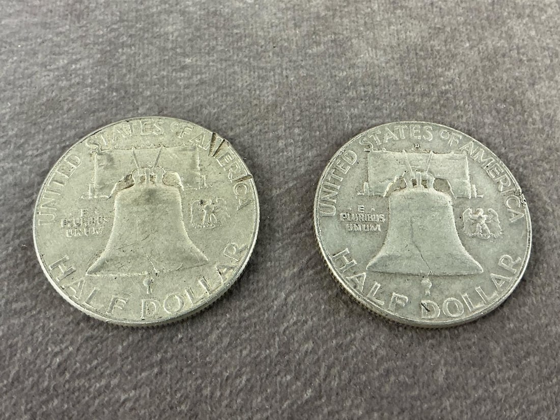 US Franklin Halves - 7