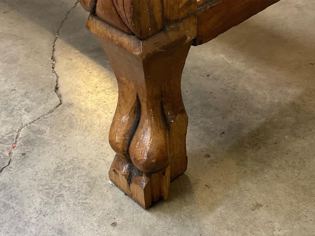 Victorian Oak Bed - 11