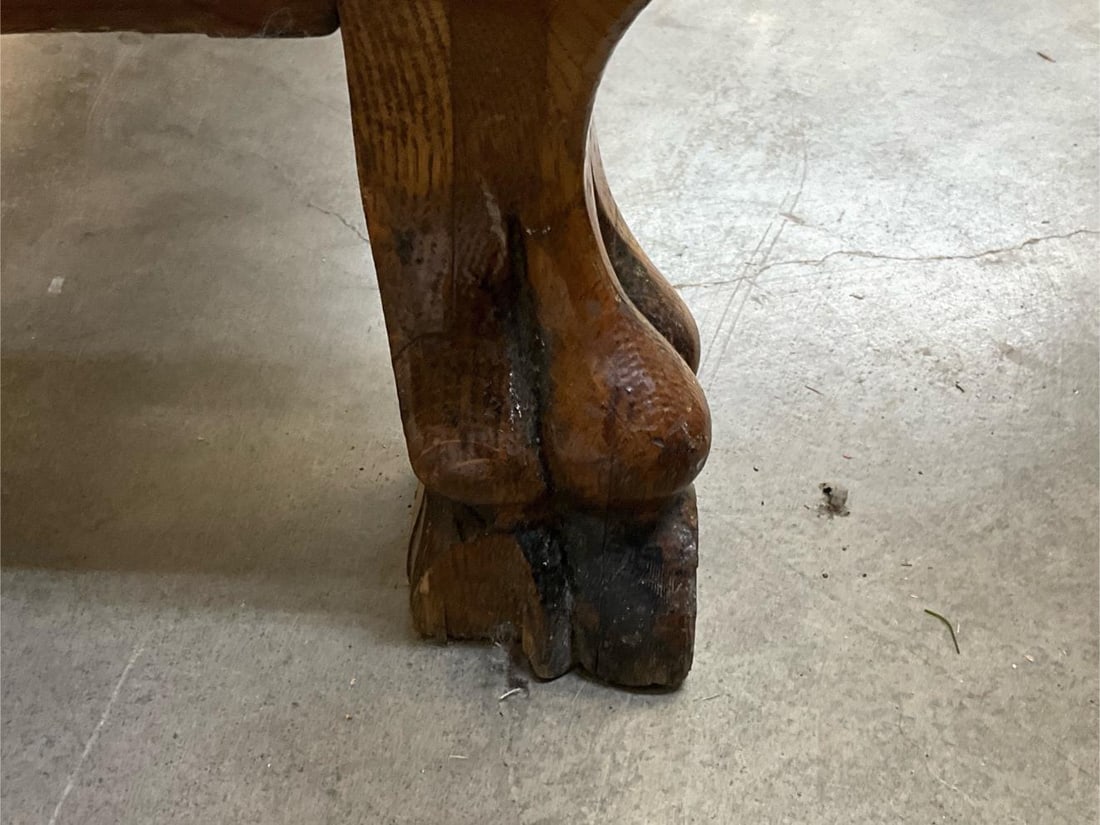 Victorian Oak Bed - 13