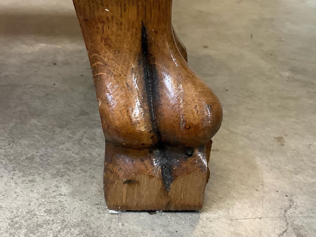 Victorian Oak Bed - 15