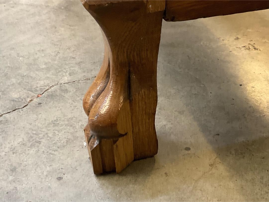 Victorian Oak Bed - 16