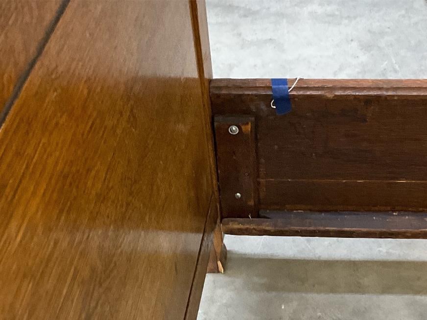 Victorian Oak Bed - 17