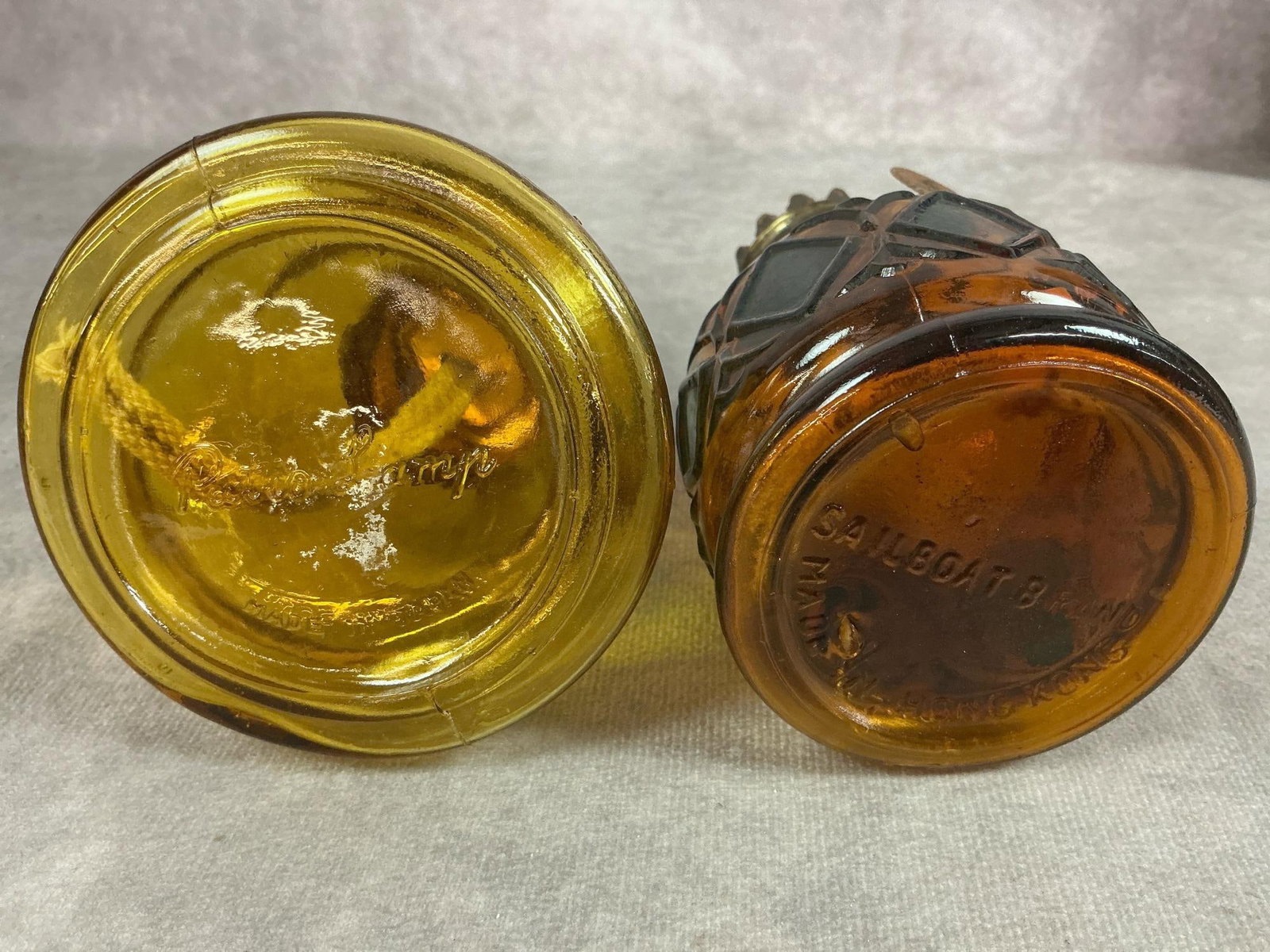 Antique Lanterns & Tray - 12