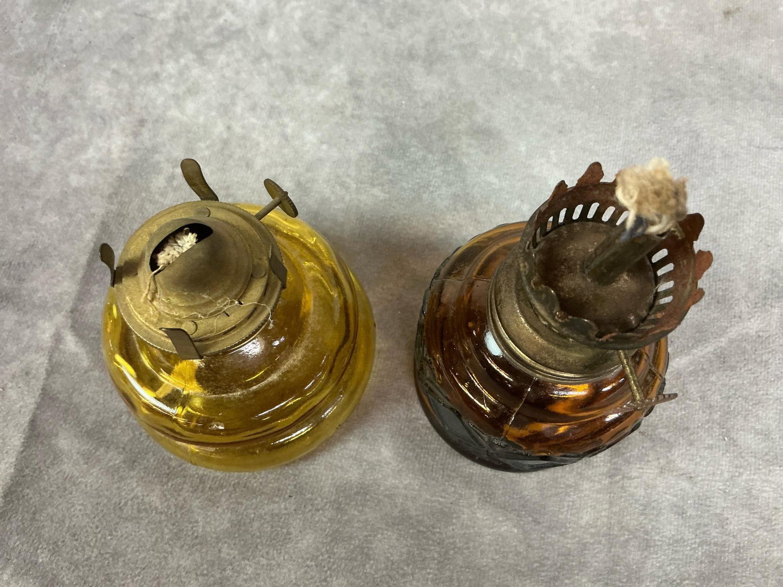 Antique Lanterns & Tray - 13