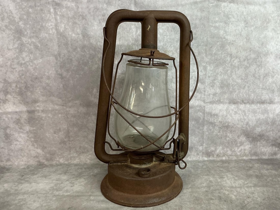 Antique Lanterns & Tray - 2