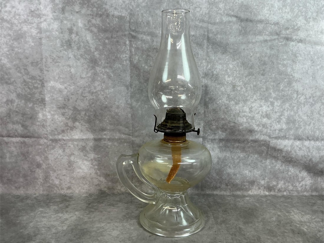 Antique Lanterns & Tray - 6