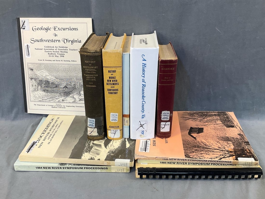 Books on Southwest Virginia History: Eleven books on Southwest Virginia history. Several titles include; ""A History of Roanoke County Virginia" by Deedie Kagey 1988, ""History of Southwest Virginia"?" by Lewis Preston Summers published