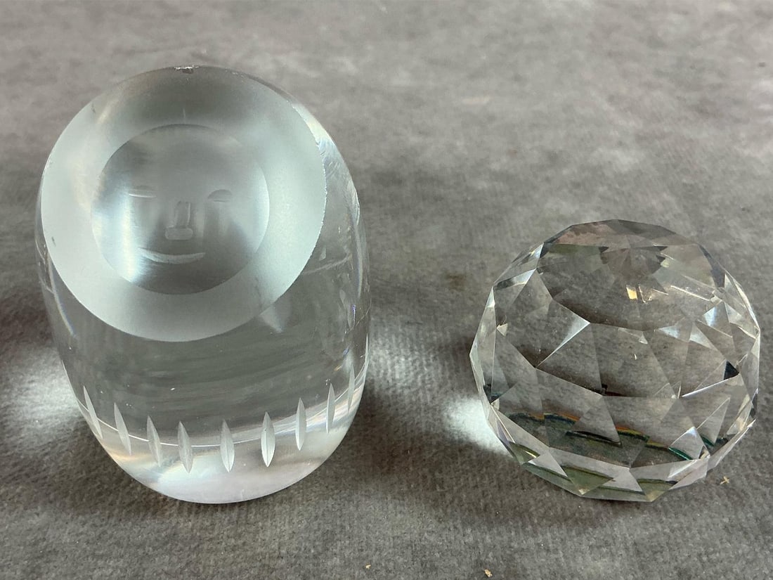 Crystal Cubes, Paperweights, & Prisms - 8