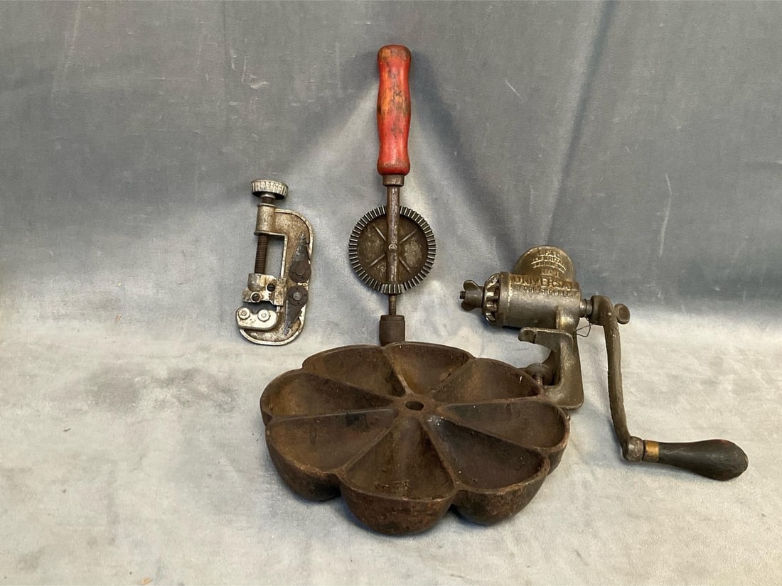 Biscuit Box and Implements - 2