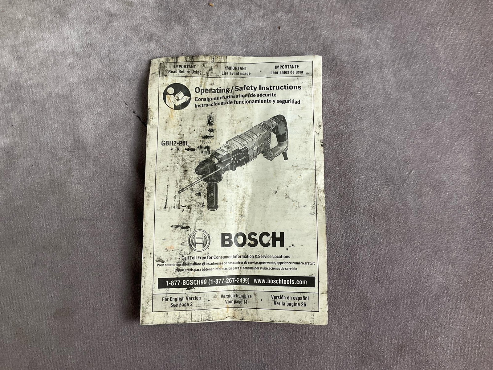 Bosch Hammer Drill - 8