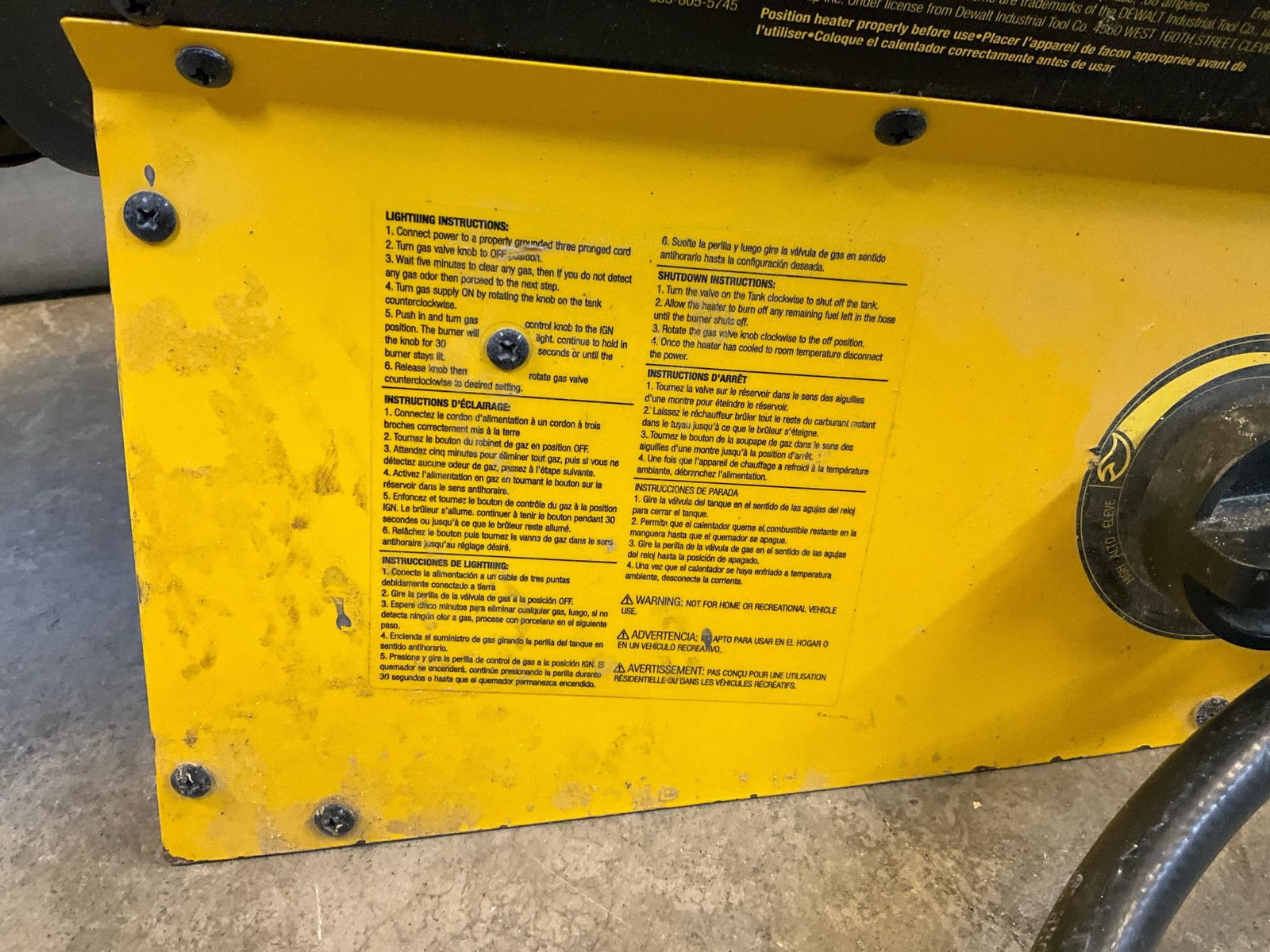 Dewalt Propane Heater - 3