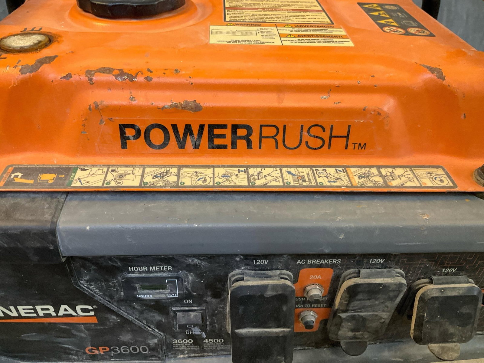 Generac Portable 3600 Generator - 3