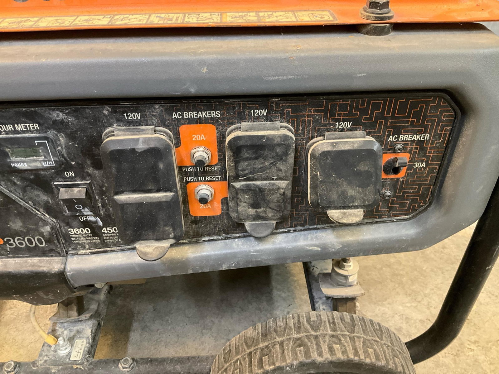 Generac Portable 3600 Generator - 4