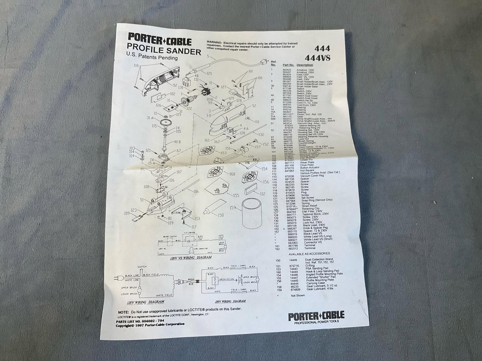 Porter Cable Profile Sander - 6