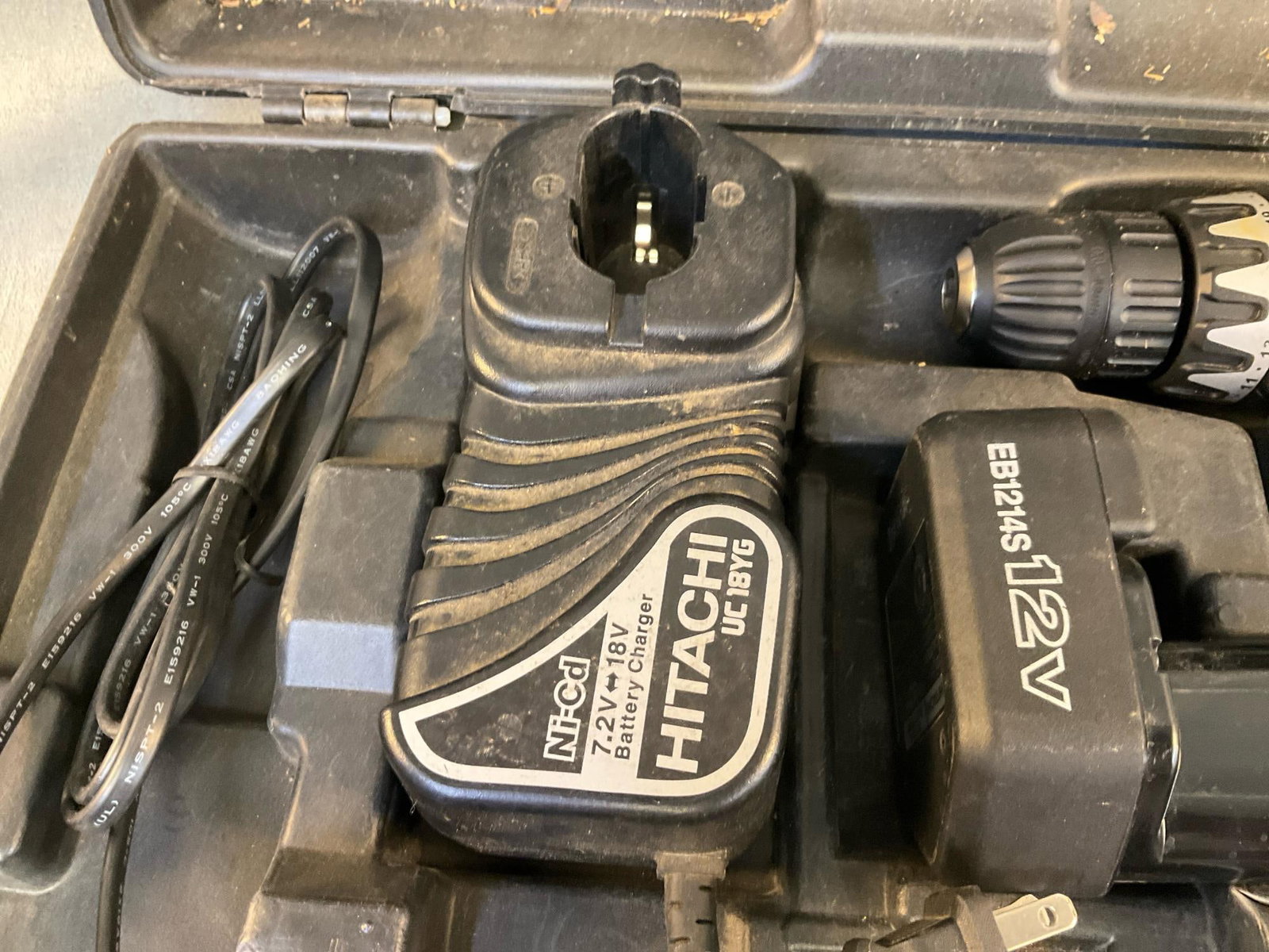 Hitachi Drill & Flashlight - 8