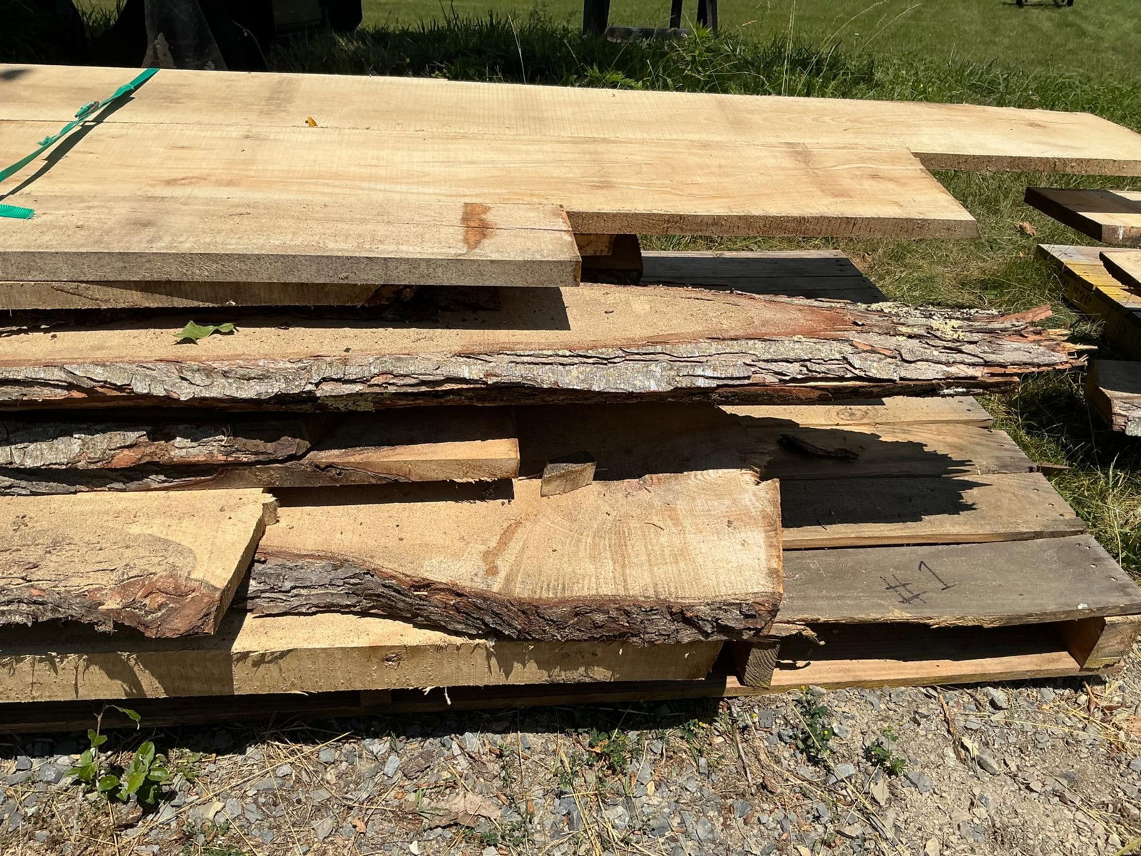 Rough Cut Maple Boards - 4