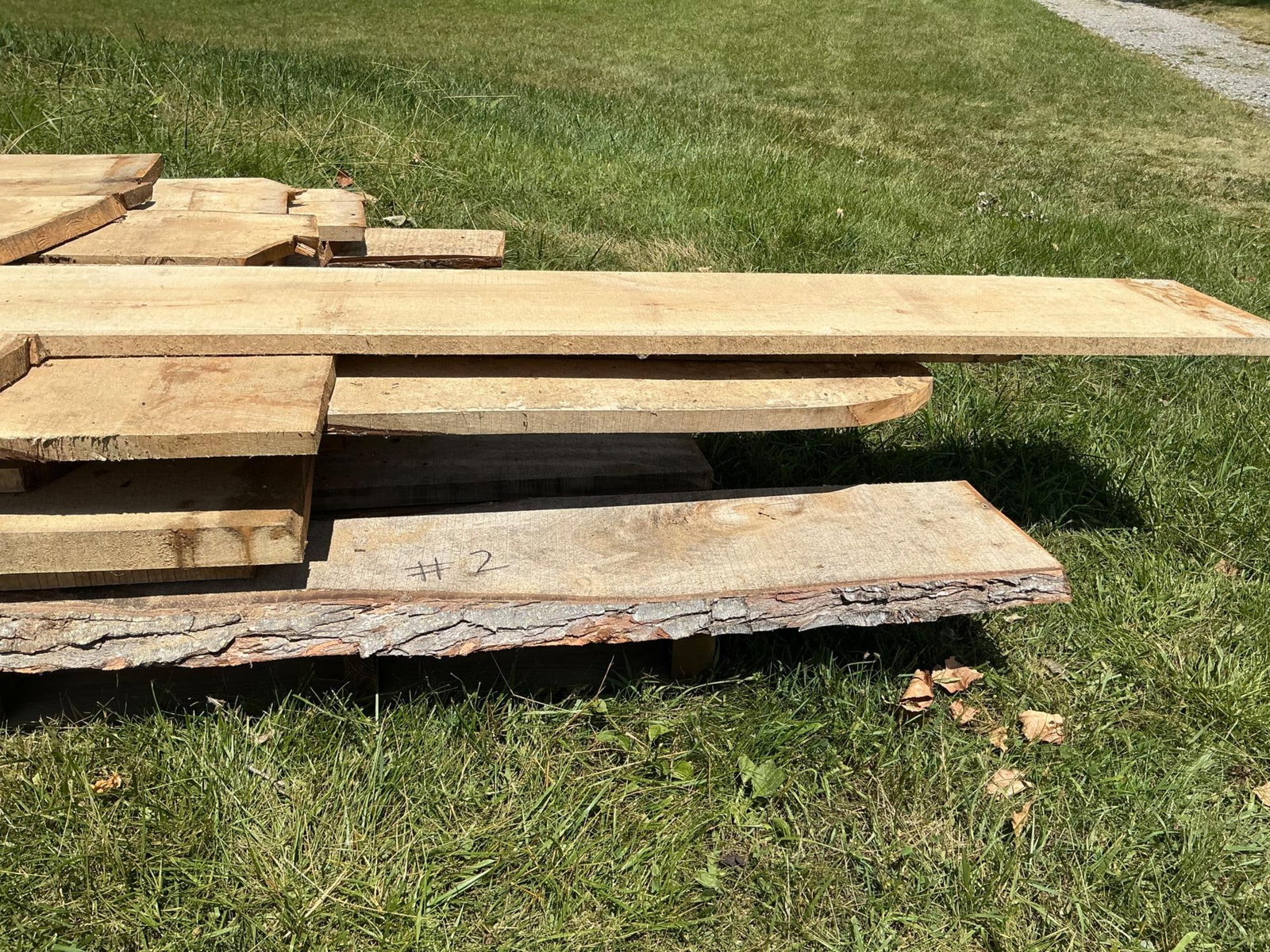 Rough Cut Maple Boards - 2