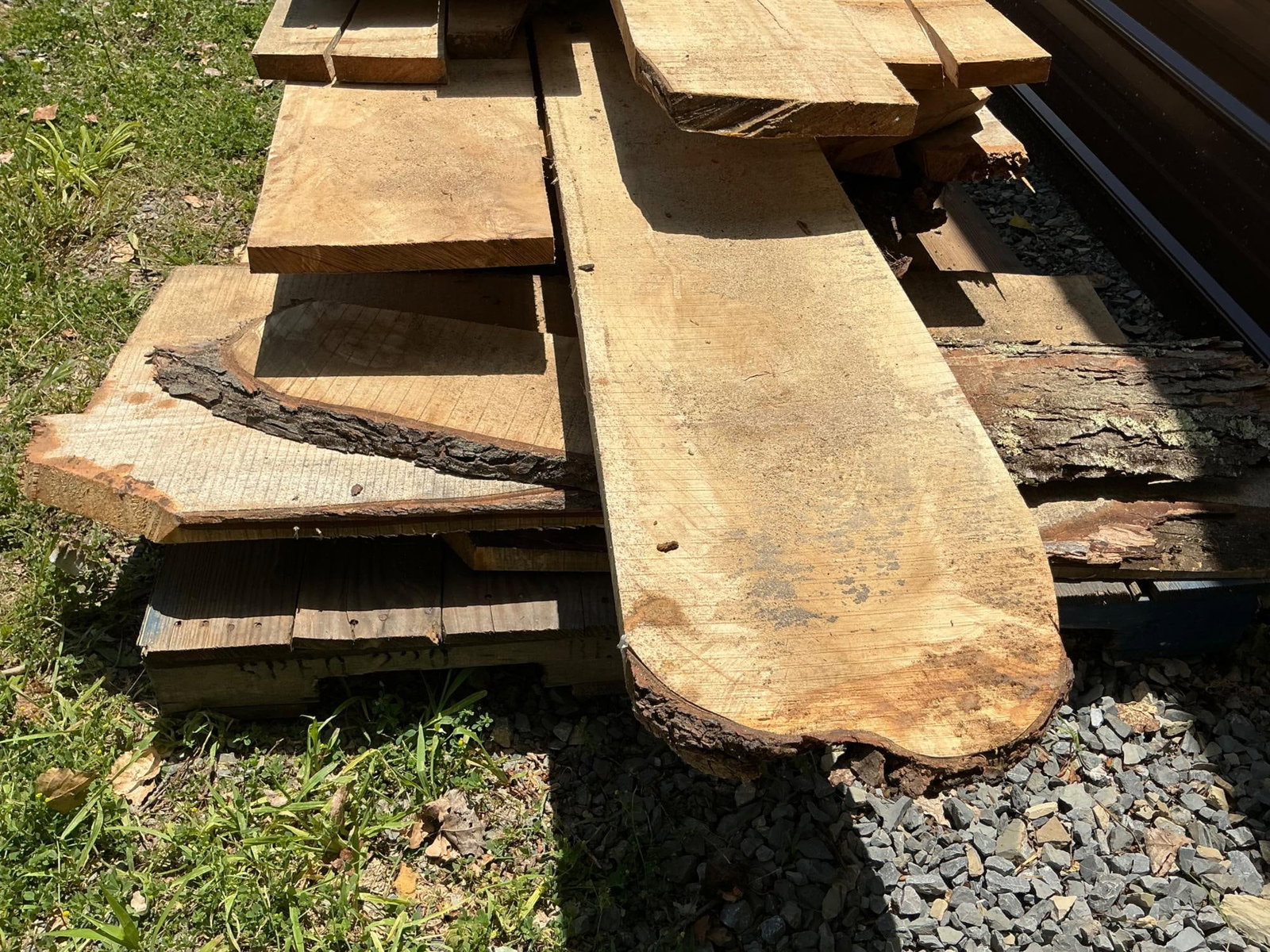 Rough Cut Maple Boards - 10