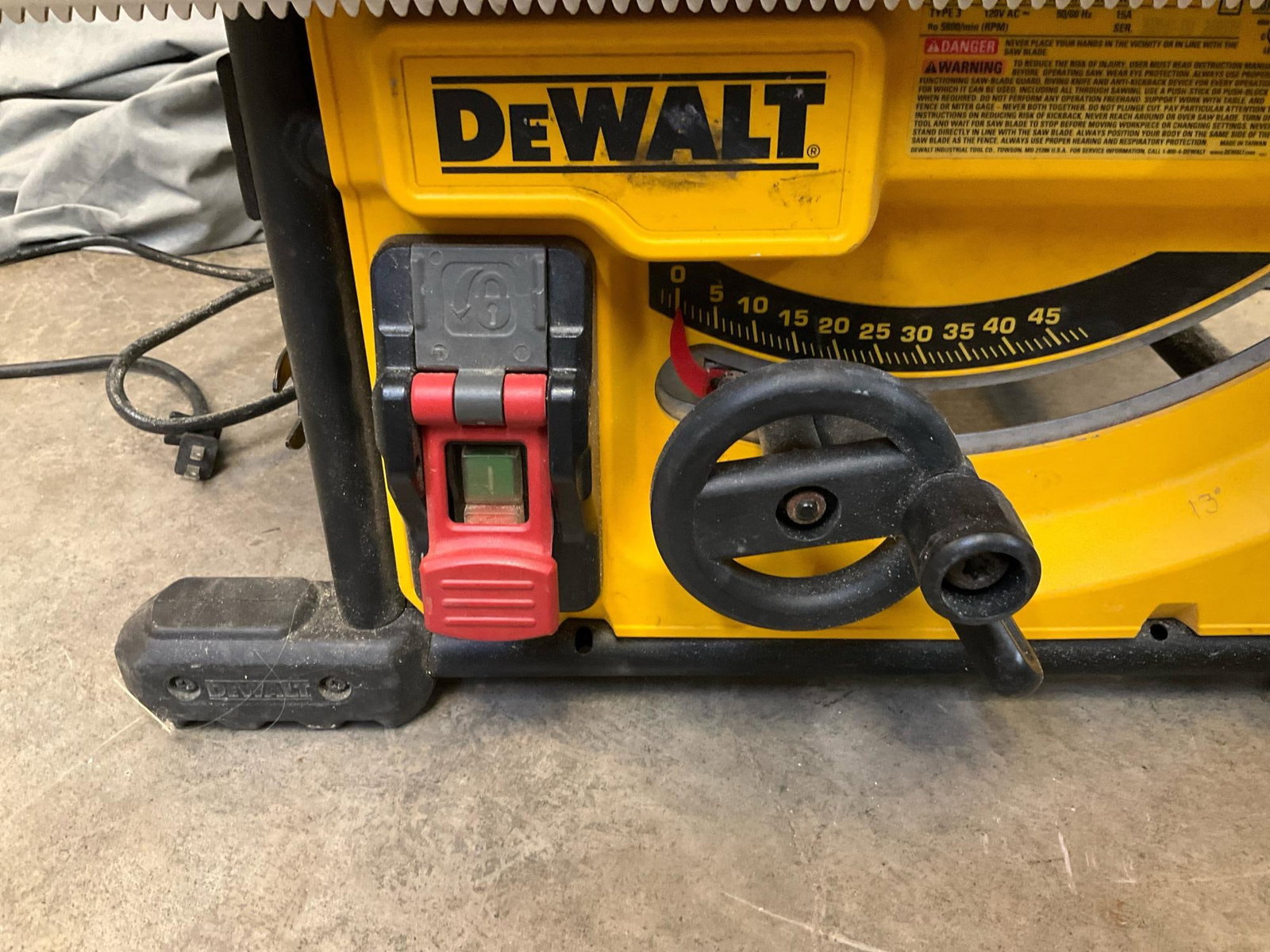 DeWalt Table Saw - 3