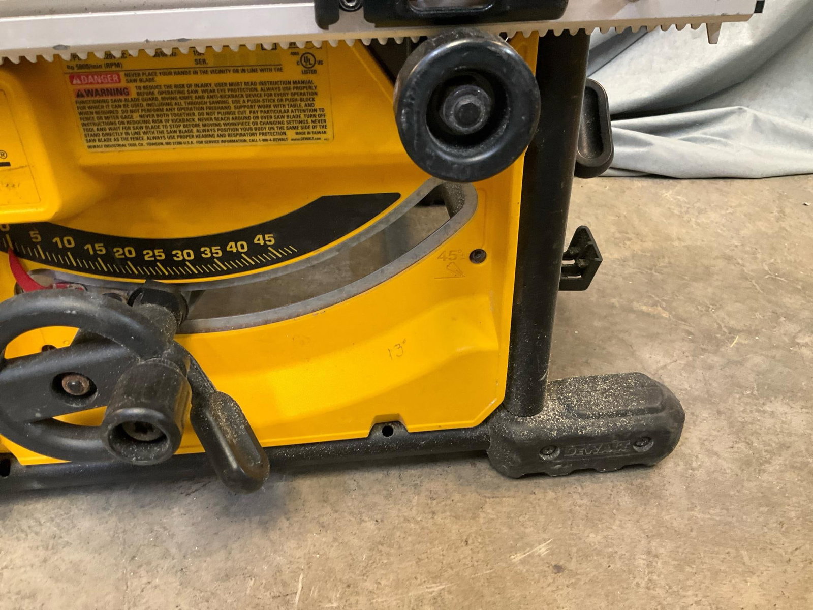 DeWalt Table Saw - 4
