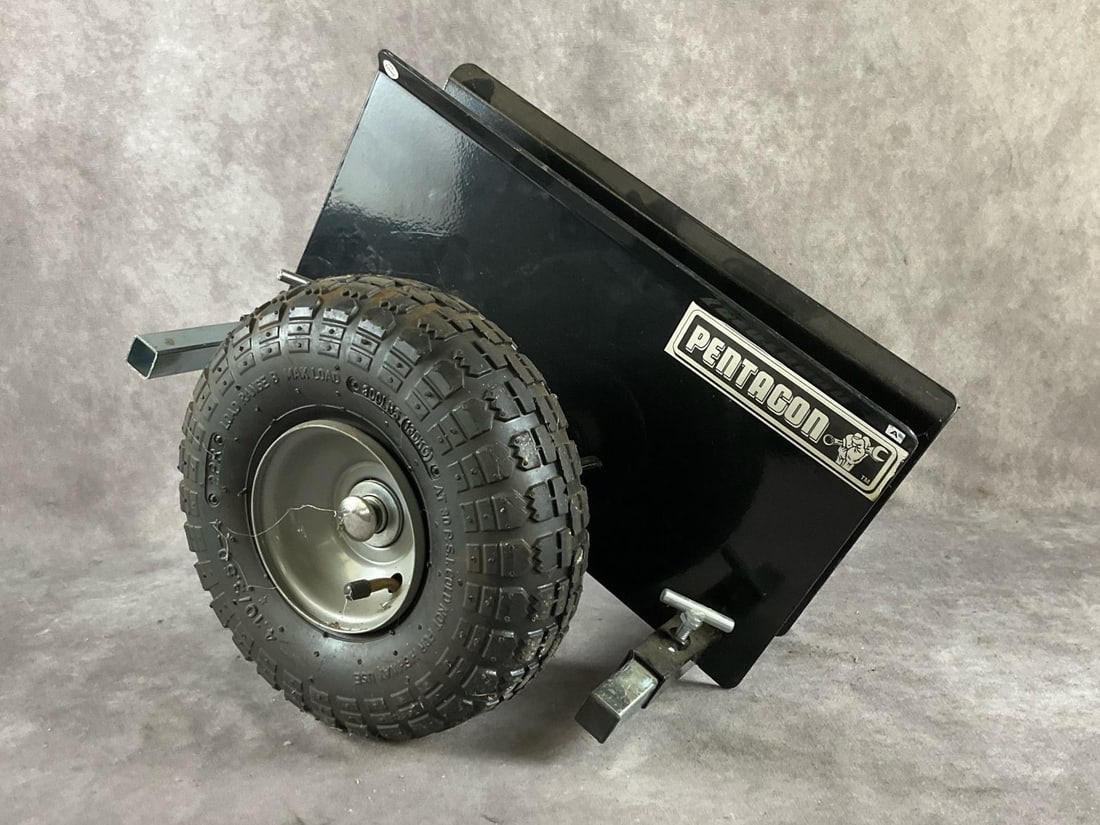 Panel Pusher: Pentagon tools panel pusher dolly. Moves drywall, lumber amd plywood. Adjustable jaws allow for various load widths. 600 lb capacity. Used, good condition. Measures 15 inches long X 16 inches wide X