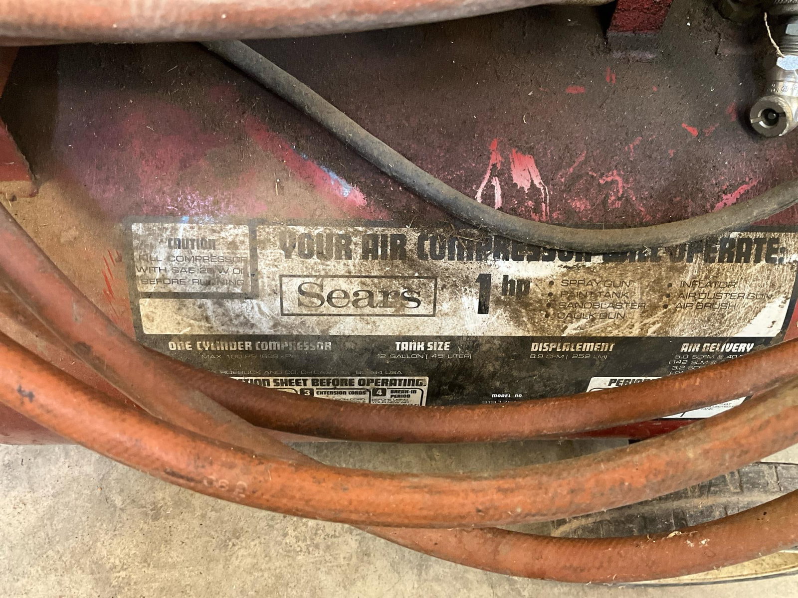 Sears Air Compressor - 6