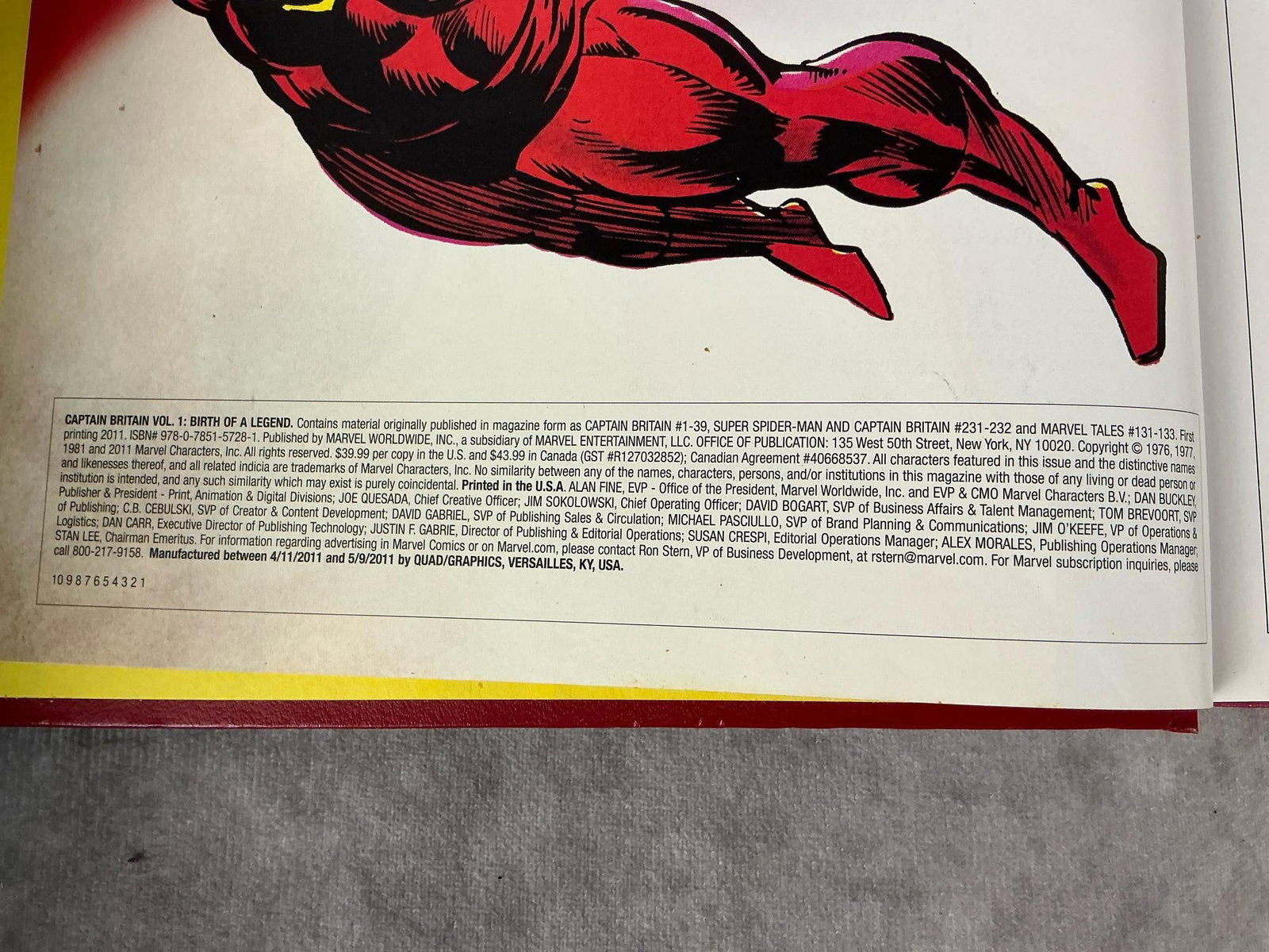 Captain Britain Books - 7