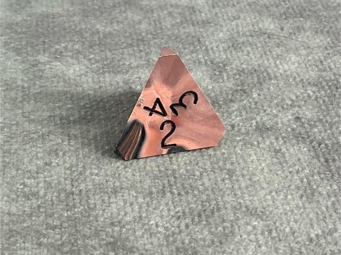 Tetrahedron Dice - 10