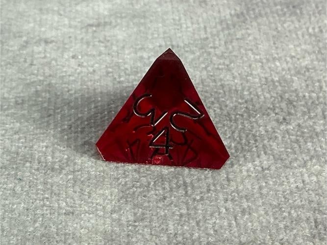 Tetrahedron Dice - 3